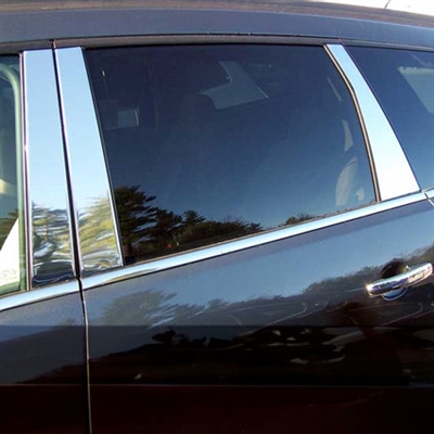 Chevrolet Traverse Chrome Pillar Post Trim, 2009, 2010, 2011, 2012, 2013, 2014, 2015, 2016, 2017