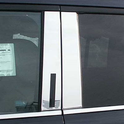 Ford Flex Chrome Pillar Post Trim, 4pc 2009, 2010, 2011, 2012, 2013, 2014, 2015, 2016, 2017, 2018, 2019