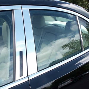 Lincoln MKS Chrome Pillar Post Trim, 2009, 2010, 2011, 2012, 2013, 2014, 2015, 2016