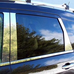 Dodge Journey Chrome Pillar Post Trim, 6pc 2009, 2010, 2011, 2012, 2013, 2014, 2015, 2016, 2017, 2018, 2019, 2020
