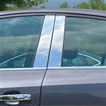 Chevrolet Cruze Chrome Pillar Post Trim, 2011, 2012, 2013, 2014, 2015