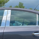 Chevrolet Cruze Chrome Pillar Post Trim, 6pc. Set, 2011, 2012, 2013, 2014, 2015