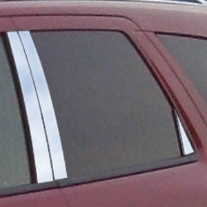 Dodge Durango Chrome Pillar Post Trim, 6pc 2011, 2012, 2013, 2014, 2015, 2016, 2017, 2018, 2019, 2020, 2021, 2022, 2023, 2024, 2025, 2026