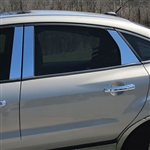 Ford Focus Chrome Pillar Post Trim, 2012, 2013, 2014, 2015, 2016, 2017, 2018