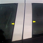 Chevrolet Volt Chrome Pillar Post Trim, 4pc 2011, 2012, 2013, 2014, 2015