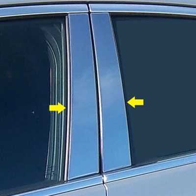 Cadillac ATS Sedan Chrome Pillar Post Trim, 2013, 2014