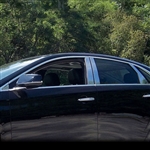 Cadillac XTS Chrome Pillar Post Trim, 8pc. Set, 2013, 2014, 2015, 2016, 2017, 2018, 2019