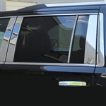 Chevrolet Suburban Chrome Pillar Post Trim, 2015, 2016, 2017, 2018, 2019, 2020