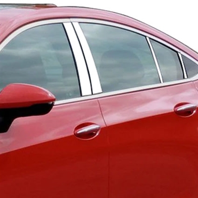 Chevrolet Cruze Chrome Pillar Post Trim - PP56146, 2016, 2017, 2018, 2019