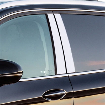 Buick Envision Chrome Pillar Post Trim, 4pc 2016, 2017, 2018, 2019, 2020