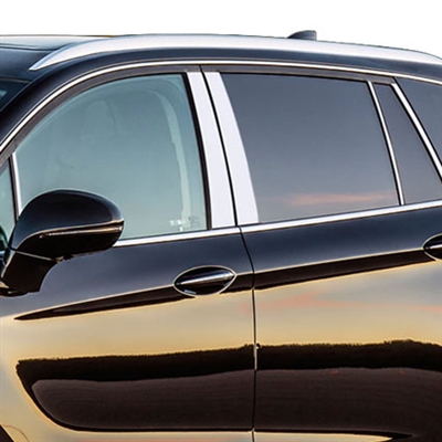 Buick Envision Chrome Pillar Post Trim, 10pc. Set, 2016, 2017, 2018, 2019, 2020