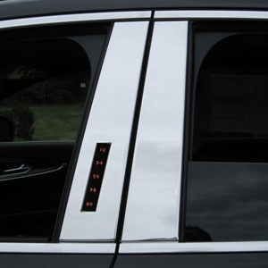 Lincoln MKX Chrome Pillar Post Trim, 2016, 2017, 2018