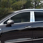 Cadillac XT5 Chrome Pillar Post Trim, 12pc. Set, 2017, 2018, 2019, 2020, 2021, 2022, 2023