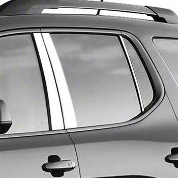 GMC Acadia Chrome Pillar Post Trim, 2017, 2018, 2019, 2020, 2021, 2022, 2023