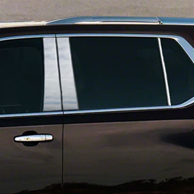 Chevrolet Traverse Chrome Pillar Post Trim, 2018, 2019, 2020, 2021, 2022, 2023