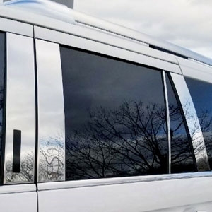 Lincoln Navigator Chrome Pillar Post Trim, 2018, 2019, 2020, 2021, 2022, 2023