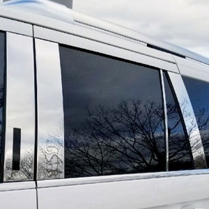 Lincoln Navigator Chrome Pillar Post Trim, 2018, 2019, 2020, 2021, 2022, 2023, 2024