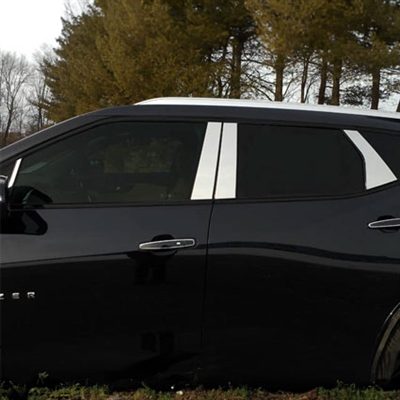 Chevrolet Blazer Chrome Pillar Post Trim, 8pc 2019, 2020, 2021, 2022, 2023, 2024, 2025, 2026