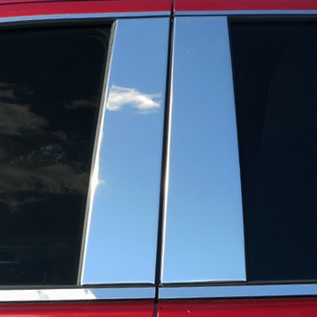 GMC Sierra Chrome Pillar Post Trim, 2019, 2020, 2021, 2022, 2023