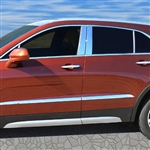 Cadillac XT4 Chrome Pillar Post Trim, 2019, 2020, 2021, 2022, 2023, 2024, 2025