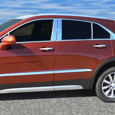 Cadillac XT4 Chrome Pillar Post Trim, 2019, 2020, 2021, 2022, 2023