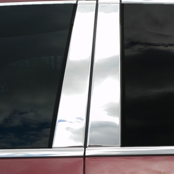 Ram 1500 Crew Cab Chrome Pillar Post Trim, 2019, 2020, 2021, 2022, 2023, 2024, 2025
