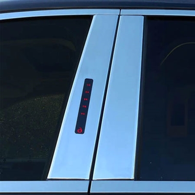 Lincoln Aviator 4pc Pillar Post Trim, 2020, 2021, 2022, 2023, 2024, 2025, 2026