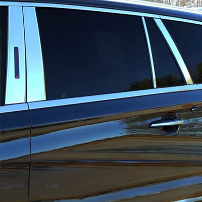 Lincoln Aviator 8PC Pillar Post Trim, 2020, 2021, 2022, 2023, 2024, 2025, 2026