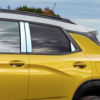 Chevrolet Trailblazer Stainless Steel Pillar Post Trim 2021, 2022, 2023, 2024, 2025, 2026