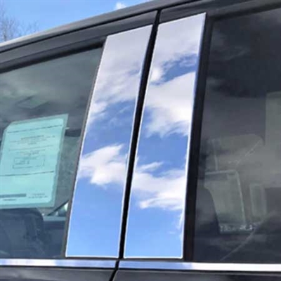 Ford F150 Chrome Pillar Post Trim, 4pc, 2021, 2022, 2023, 2024, 2025, 2026