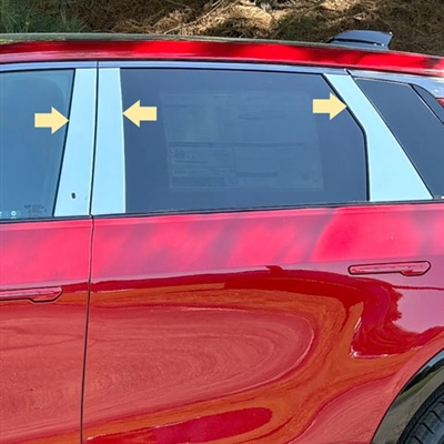 Cadillac Lyriq Chrome Pillar Post Trim, 6pc 2023, 2024, 2025, 2026