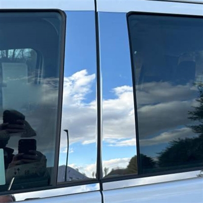 Ford Ranger Chrome Pillar Post Trim, 4pc set, 2024, 2025, 2026