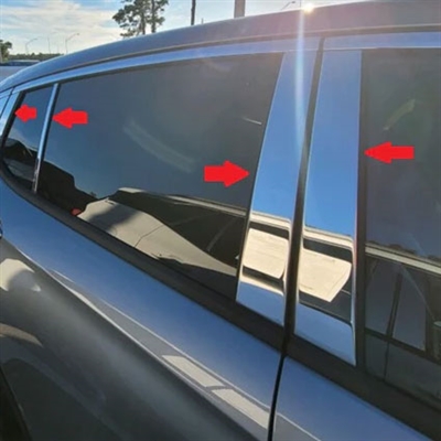 Buick Envista Chrome Pillar Post Trim, 8pc 2024, 2025, 2026