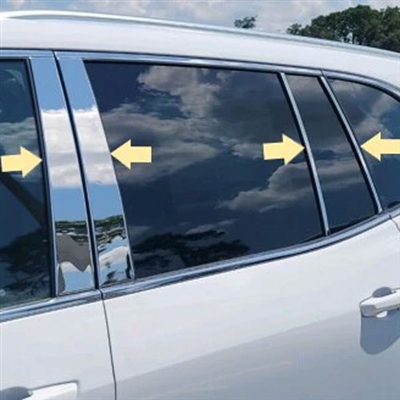 Buick Enclave Chrome Pillar Post Trim, 8pc 2025, 2026