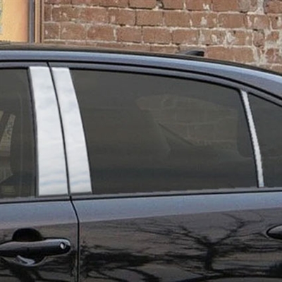 Toyota Corolla Chrome Pillar Post Trim, 6pc 2020, 2021, 2022, 2023, 2024, 2025, 2026