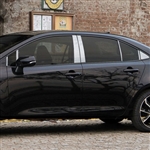 Toyota Corolla Chrome Pillar Post Trim, 14pc 2020, 2021, 2022, 2023, 2024, 2025, 2026