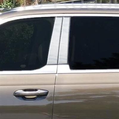 Kia Telluride Chrome Pillar Post Trim, 4pc 2020, 2021. 2022, 2023