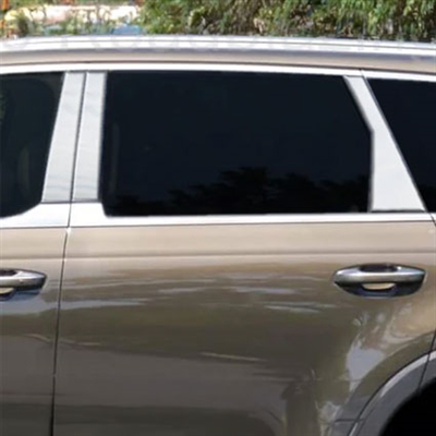 Kia Telluride Chrome Pillar Post Trim, 6pc 2020, 2021, 2022, 2023, 2024, 2025