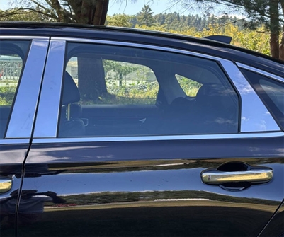 Honda Civic Sedan Chrome Pillar Post Trim, 2022, 2023, 2024, 2025, 2026