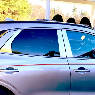 Genesis GV70 Chrome Pillar Post Trim, 8pc 2022, 2023, 2024, 2025