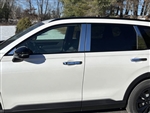 Honda CR-V Chrome Pillar Post Trim, 8pc set, 2023, 2024, 2025, 2026