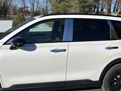 Honda CR-V Chrome Pillar Post Trim, 8pc set, 2023, 2024, 2025, 2026