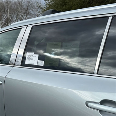 Toyota Grand Highlander Chrome Pillar Post Trim, 6pc  2024, 2025, 2026