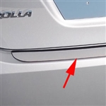 Toyota Corolla Chrome Rear Bumper Trim, 2014, 2015, 2016, 2017, 2018, 2019