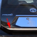 Toyota Prius C Chrome Tailgate Trim, 2012, 2013, 2014, 2015, 2016, 2017, 2018, 2019