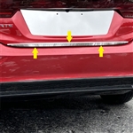 Kia Forte Chrome Rear Deck Trunk Trim, 2019, 2020, 2021, 2022, 2023, 2024