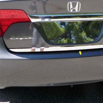 Honda Civic Sedan Chrome Rear Deck Trim, 2006, 2007, 2008, 2009, 2010, 2011