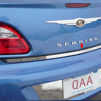 Chrysler Sebring Sedan Chrome Rear Deck Trim, 2007, 2008, 2009, 2010