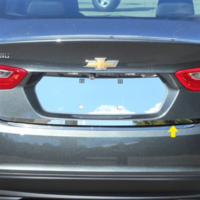 Chevrolet Malibu Chrome Rear Deck Trim, 2016, 2017, 2018, 2019, 2020, 2021, 2022, 2023, 2024, 2025