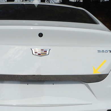 Cadillac CT4 Chrome Rear Deck Trim, 2020, 2021, 2022, 2023, 2024, 2025, 2026